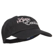 Hoppy Easter Embroidered Low Cap