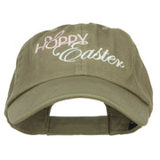 Hoppy Easter Embroidered Low Cap