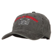 US Army Corps of Engineers Embroidered Washed Buckled Cap