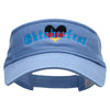 Oktoberfest Heart Embroidered Pro Style Cotton Twill Washed Visor