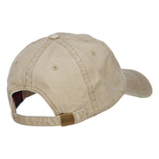 Togo Map Flag Embroidered Washed Cap