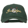 Golf Grandpa Embroidered Solid Cotton Pro Style Cap