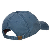 Togo Map Flag Embroidered Washed Cap