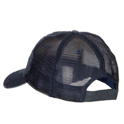 US Air Force Embroidered Low Profile Cotton Mesh Cap