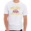 One Face Blob Cotton Short Sleeve Graphic Shirt