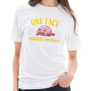 One Face Blob Cotton Short Sleeve Graphic Shirt