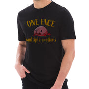 One Face Blob Cotton Short Sleeve Graphic Shirt