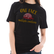 One Face Blob Cotton Short Sleeve Graphic Shirt