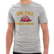 One Face Blob Cotton Short Sleeve Graphic Shirt