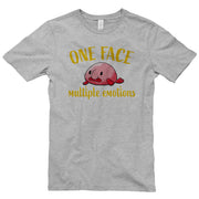 One Face Blob Cotton Short Sleeve Graphic Shirt