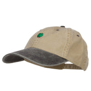 Mini Frog Embroidered Washed Cap