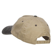 Mini Frog Embroidered Washed Cap