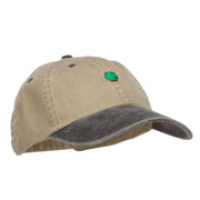 Mini Frog Embroidered Washed Cap