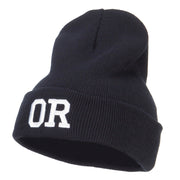 OG Oregon State Embroidered Long Beanie