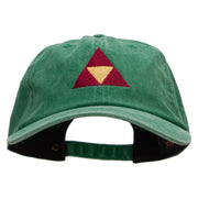 Triforce Embroidered Unstructured Cotton Cap