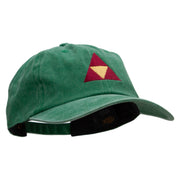 Triforce Embroidered Unstructured Cotton Cap