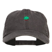 Mini Frog Embroidered Washed Cap