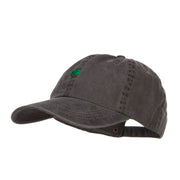 Mini Frog Embroidered Washed Cap