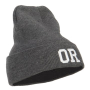 OG Oregon State Embroidered Long Beanie