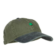 Mini Frog Embroidered Washed Cap