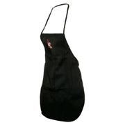 Italian Wine and Cheese Embroidered Solid Chef's Apron - Black OSFM