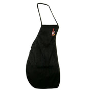 Italian Wine and Cheese Embroidered Solid Chef's Apron - Black OSFM