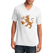 Oktoberfest Griffin Graphic Men's Core Cotton V-Neck T-Shirt