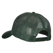 Combat Engineer Veteran Embroidered Solid Cotton Mesh Pro Cap