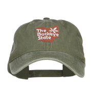 Ohio Buckeye State Embroidered Cap