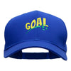 Goal Embroidered Cotton Twill Pro Style Cap