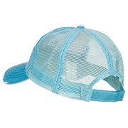 Pool Hair Don't Care Embroidered Cotton Mesh Cap