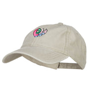 Love Heart Shape Embroidered Washed Cap