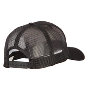 Combat Engineer Veteran Embroidered Solid Cotton Mesh Pro Cap