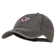 Love Heart Shape Embroidered Washed Cap