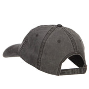 Love Heart Shape Embroidered Washed Cap