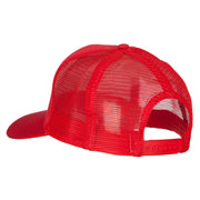 Combat Engineer Veteran Embroidered Solid Cotton Mesh Pro Cap