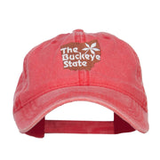 Ohio Buckeye State Embroidered Cap