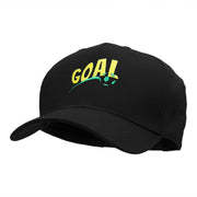 Goal Embroidered Cotton Twill Pro Style Cap