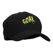 Goal Embroidered Cotton Twill Pro Style Cap