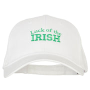 Luck of the Irish Embroidered Solid Cotton Low Profile Cap