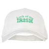 Luck of the Irish Embroidered Solid Cotton Low Profile Cap