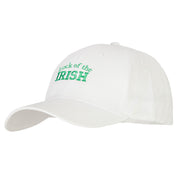 Luck of the Irish Embroidered Solid Cotton Low Profile Cap