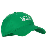 Luck of the Irish Embroidered Solid Cotton Low Profile Cap