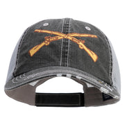 U.S. Army Cyber Corps Embroidered Low Profile Special Cotton Mesh Cap