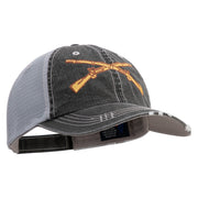 U.S. Army Cyber Corps Embroidered Low Profile Special Cotton Mesh Cap