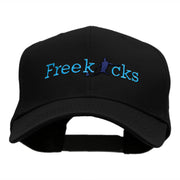 Free Kicks Embroidered Cotton Twill Pro Style Cap