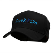 Free Kicks Embroidered Cotton Twill Pro Style Cap