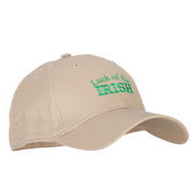 Luck of the Irish Embroidered Solid Cotton Low Profile Cap