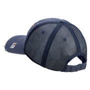 U.S. Army Infantry Embroidered Low Profile Special Cotton Mesh Cap - Navy OSFM