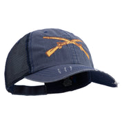 U.S. Army Infantry Embroidered Low Profile Special Cotton Mesh Cap - Navy OSFM